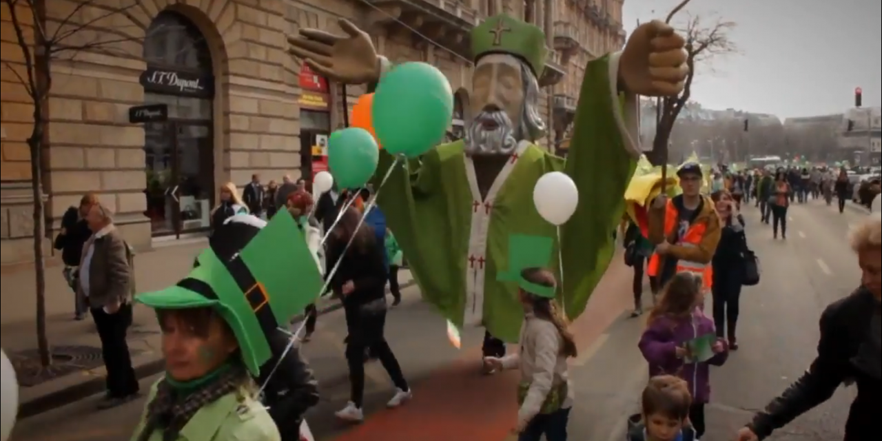 Video: Budapest Going Green For St Paddy