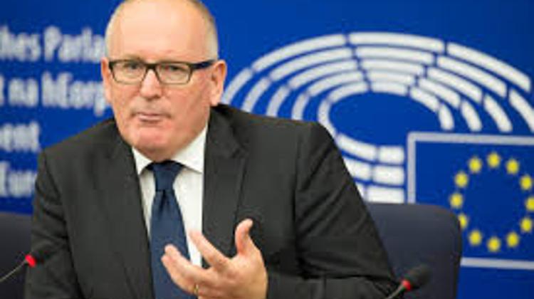 Hungarian Govt Official Calls On Timmermans To Resign