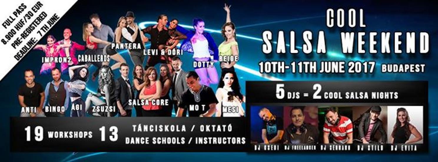 Cool Salsa Weekend 2017, Budapest, 10 - 12 June