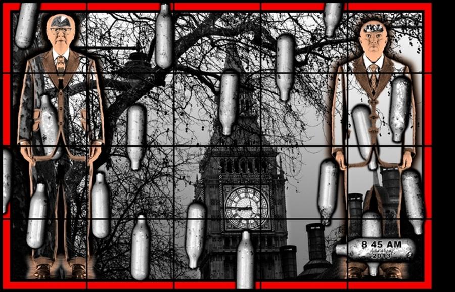 Gilbert & George Scapegoating Pictures For Budapest, Ludwig Museum