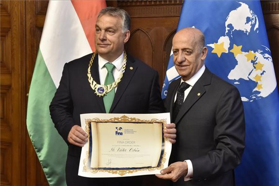Orbán Awarded FINA’s Highest Honour