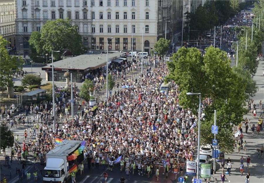 Video: Budapest Pride 'Gay March' Held Without Incidents