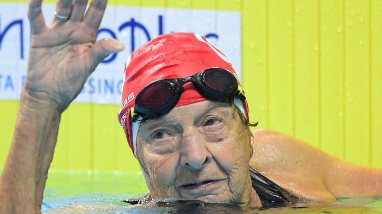Amazing World Record By A 96-Year-Old Woman At FINA Masters World Championships In Budapest