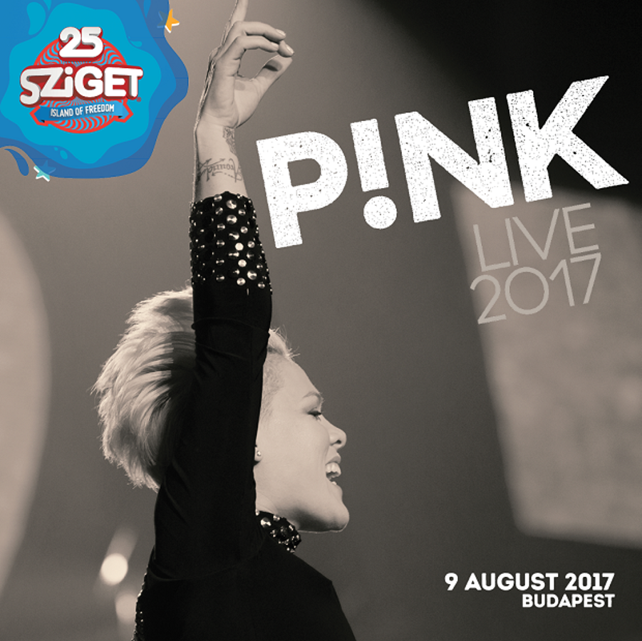 Pink Headlining Sziget 2017 Held Between 9-16 August