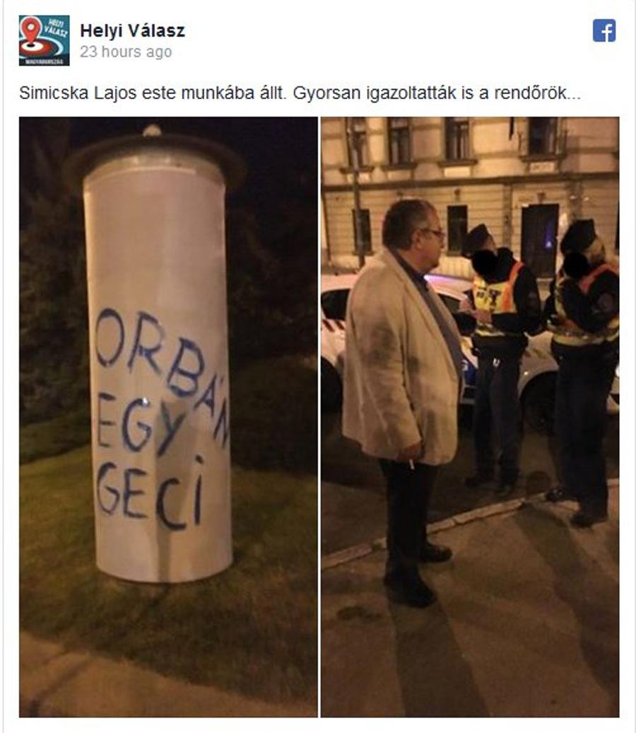 Fidesz Oligarch-In-Exile Lajos Simicska Vandalizes Own Property To Make A Point