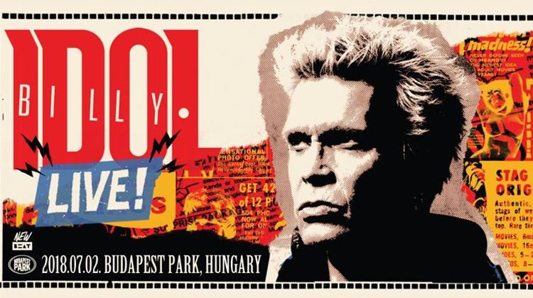 Tickets Available Soon For Billy Idol Concert, Budapest Park, 2 July
