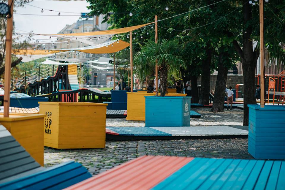 Summer Pop-Up Park In Heart Of Budapest
