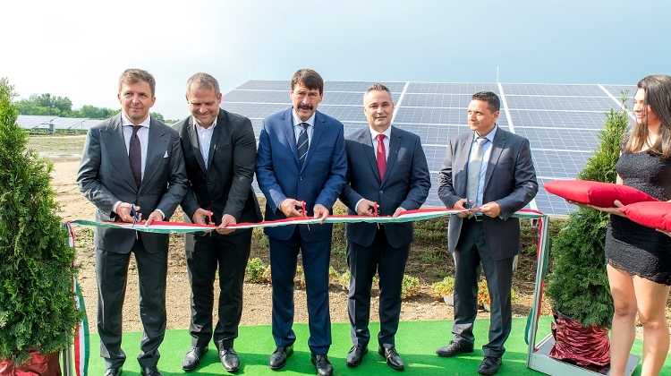 Hungarian President Inaugurates Solar Power Plant