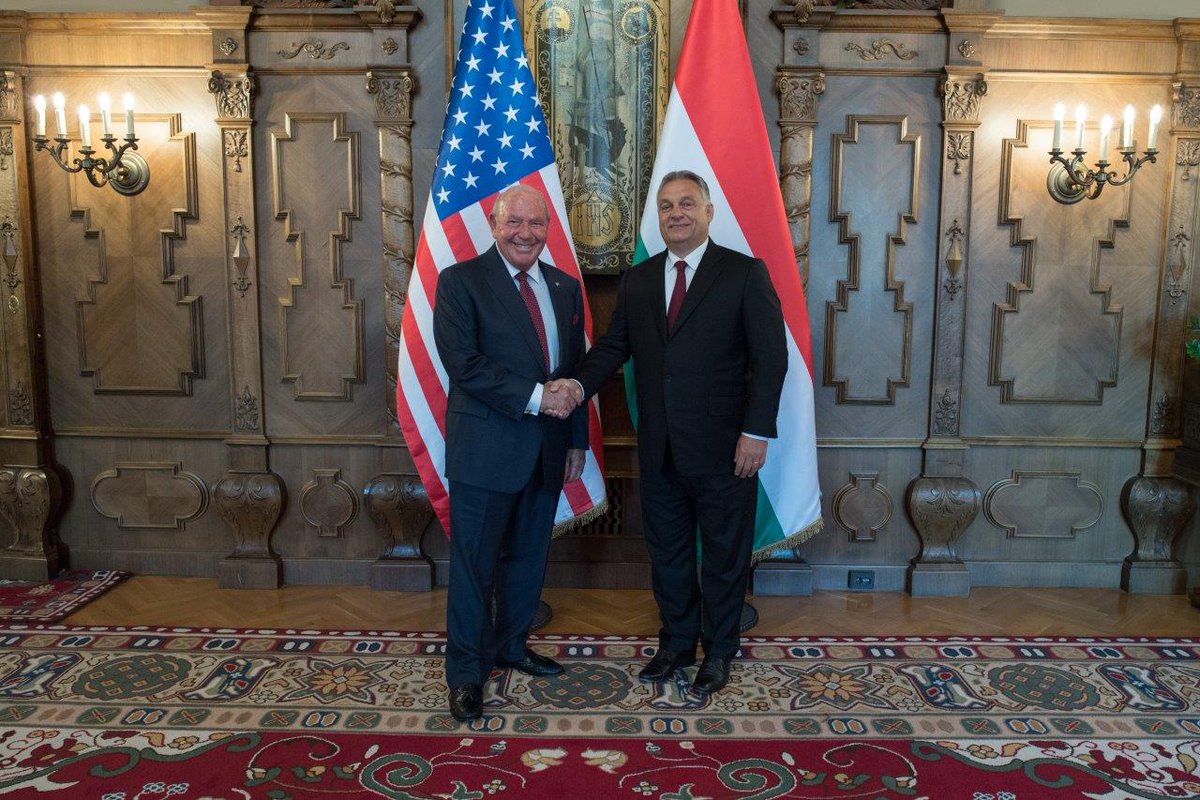 U.S. Embassy On PM Orbán & Ambassador Cornstein Meeting