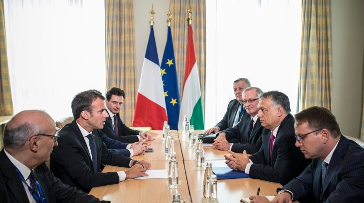 Macron Also Meeting with Opposition Politicians in Budapest