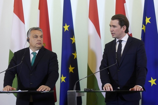 Video: Austria's Kurz Backs Hungary's Orban Against EU Migrant Quotas