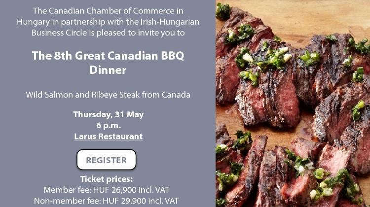 Invitation: Canadian Chamber 'Steak BBQ Dinner', 31 May