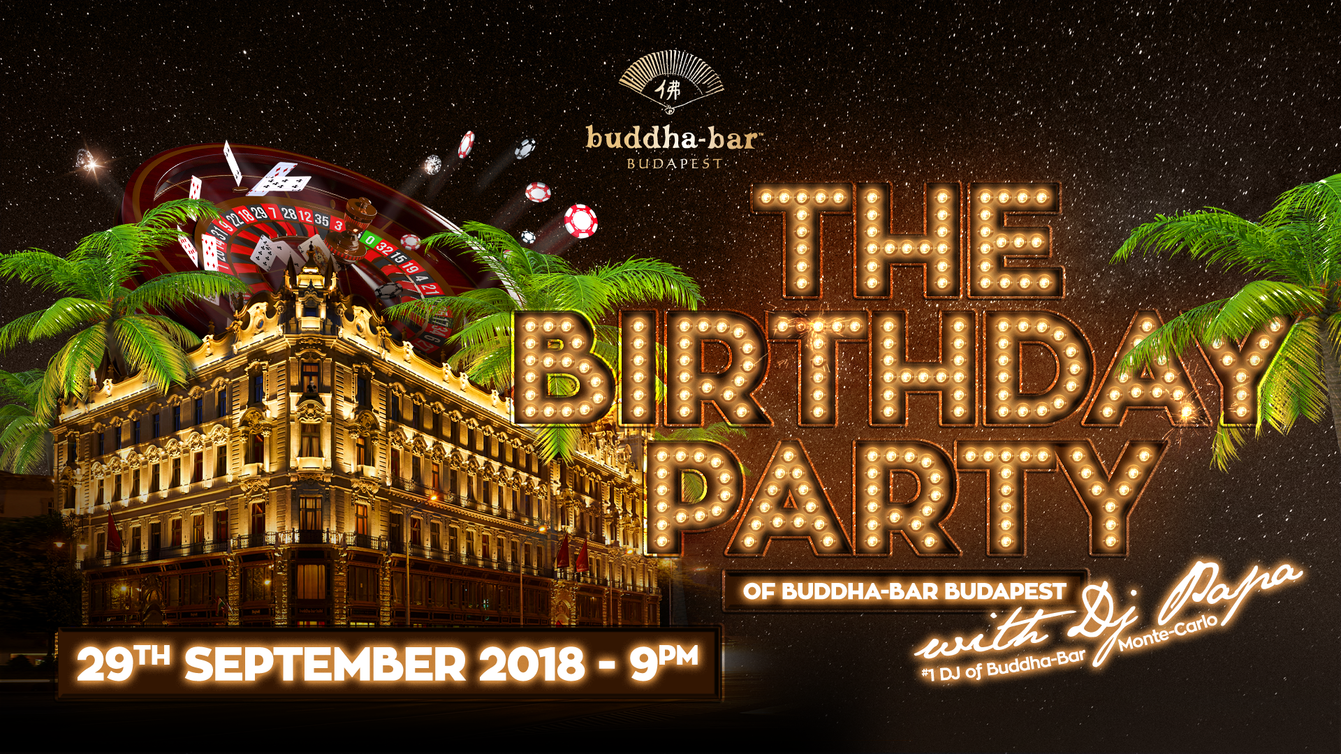Buddha-Bar Hotel Budapest Celebrated Its 6th Birthday With A Stylish Casino-Party On 29 September