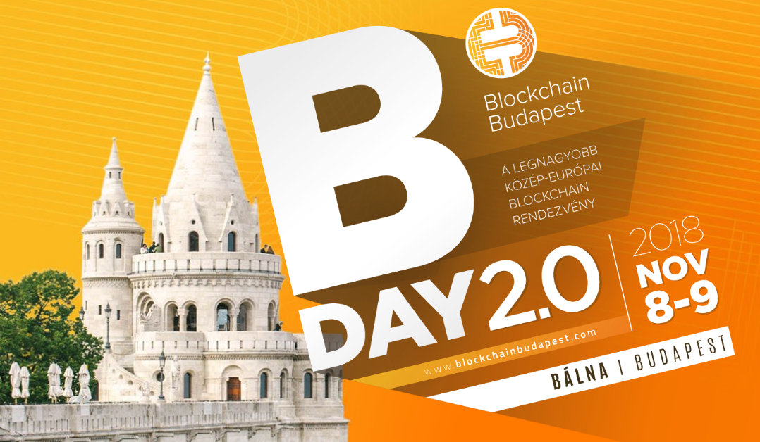 'Blockchain' Conference, Bálna Budapest, 8 – 9 November