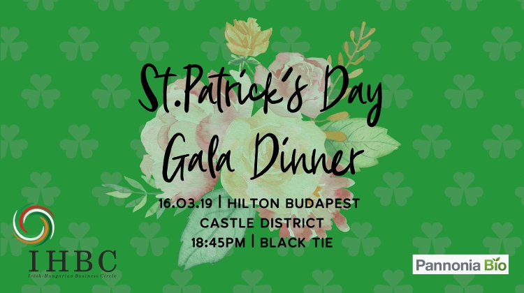 St Patrick’s Day Gala Dinner In Budapest, 16 March