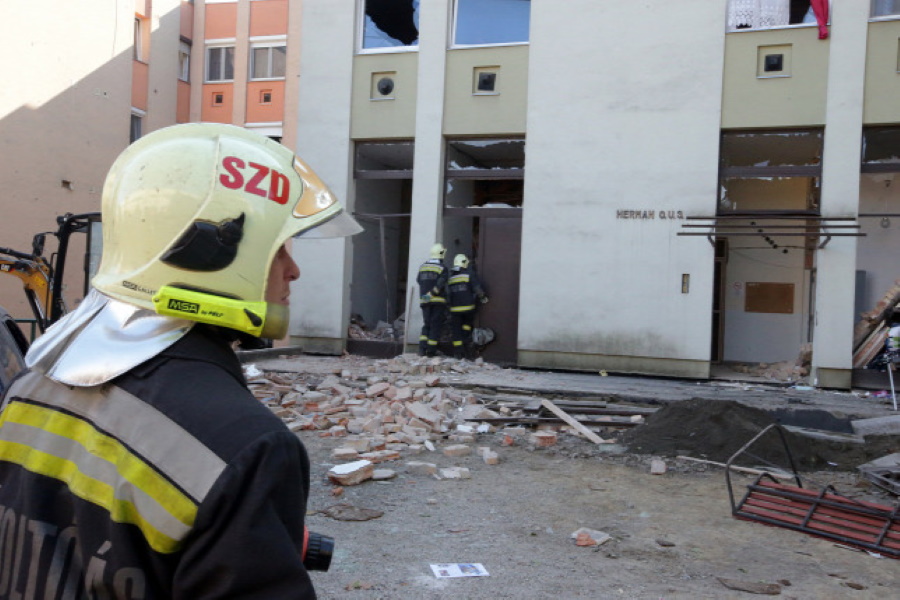 Gas Explosion Destroys Homes In Hungary