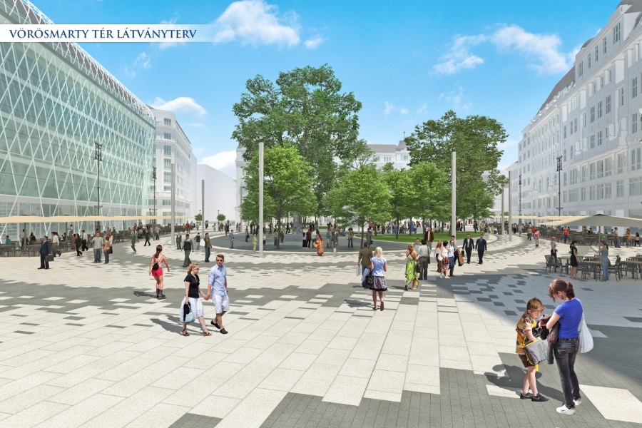Revamp Of Two Major Squares In Downtown Budapest Starts