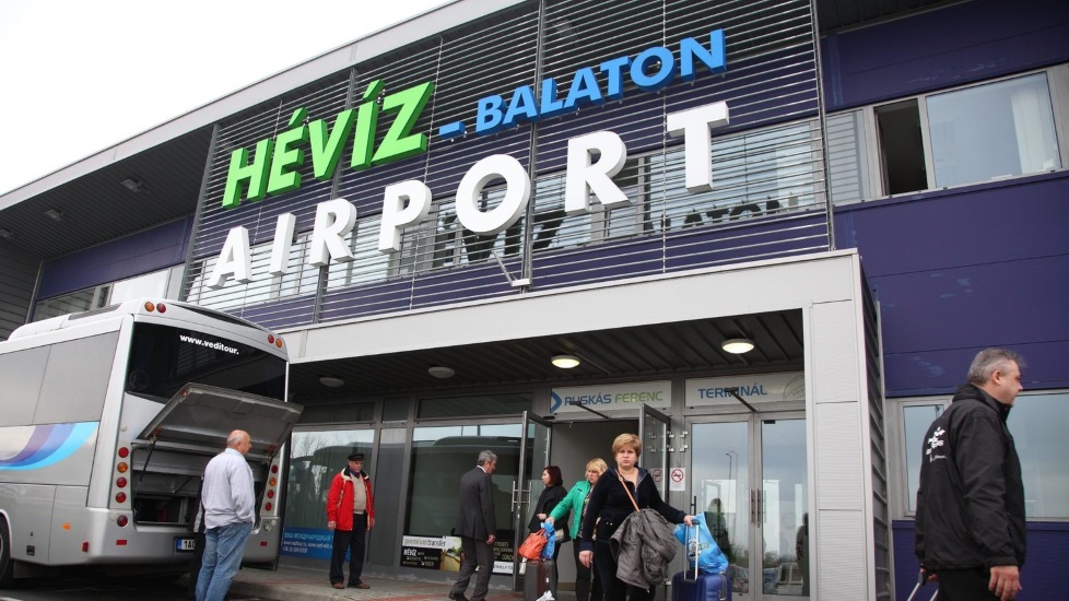 First Guests Arrive At Airport Near Balaton