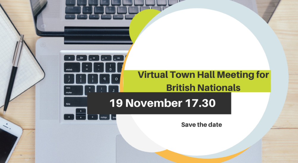 Virtual Town Hall Meeting For British Nationals In Hungary, 19 November