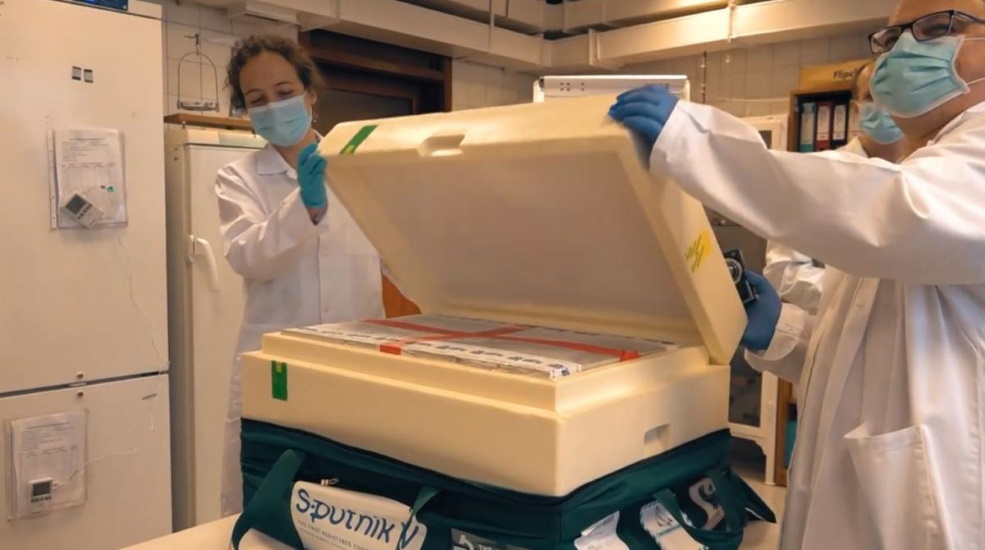 Video: Russian Vaccine Sample Delivered To Hungary