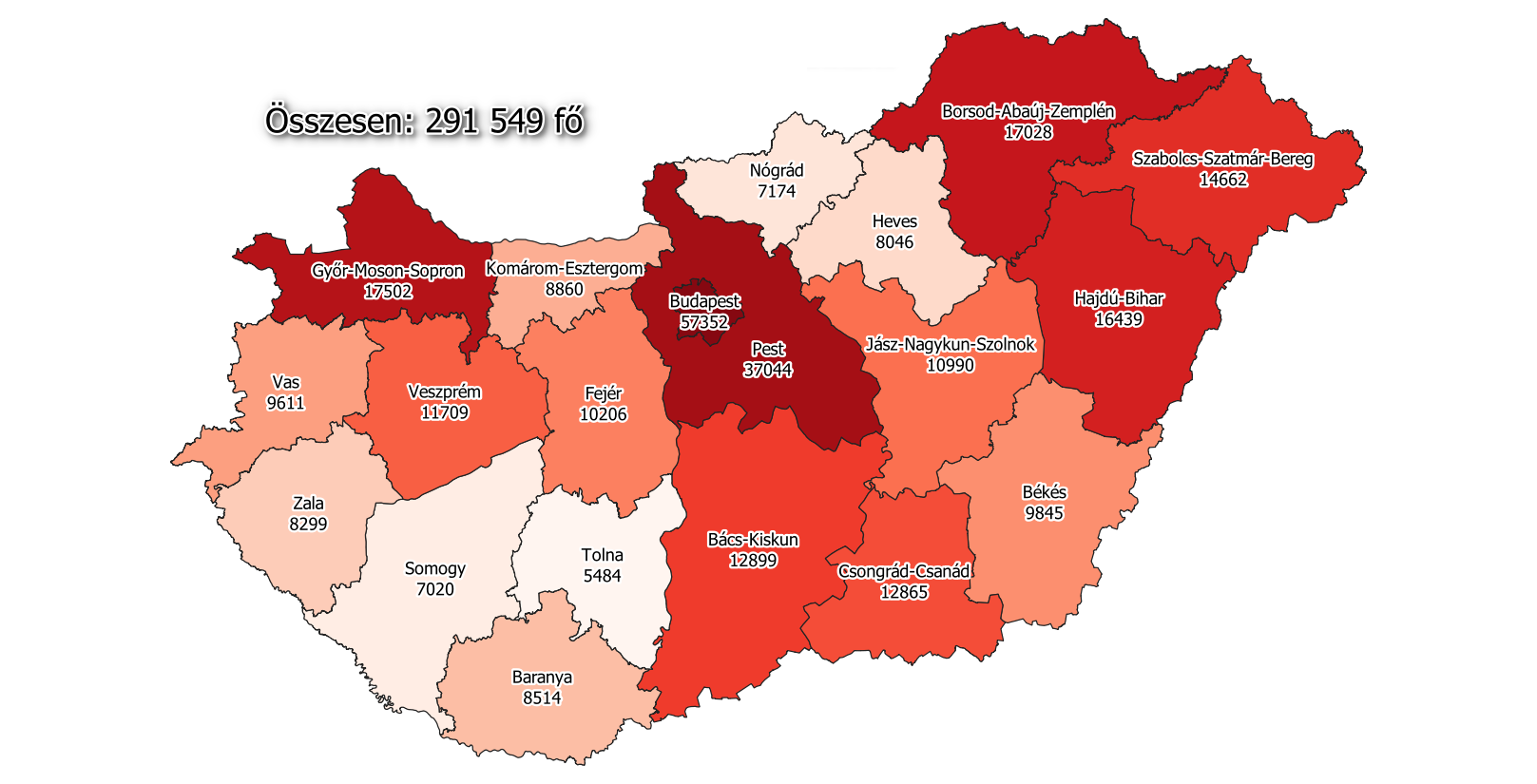 Covid Update: 197,057 Active Cases, 157 New Deaths In Hungary