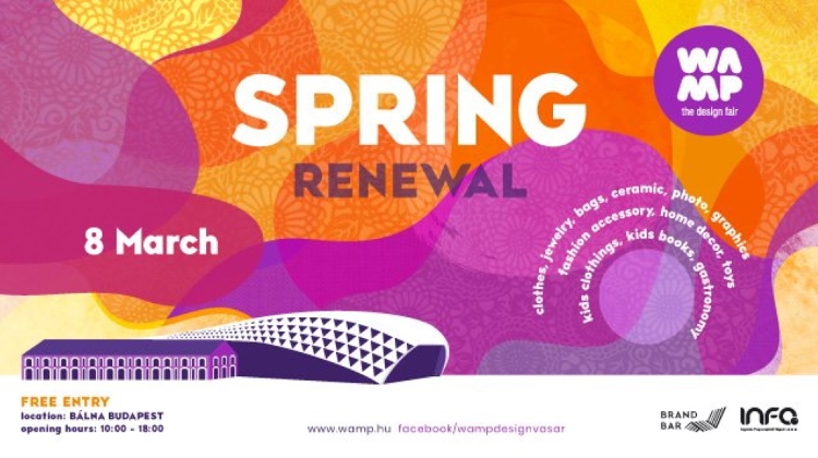 WAMP Design Fair: Spring Renewal @ Bálna Budapest, 8 March