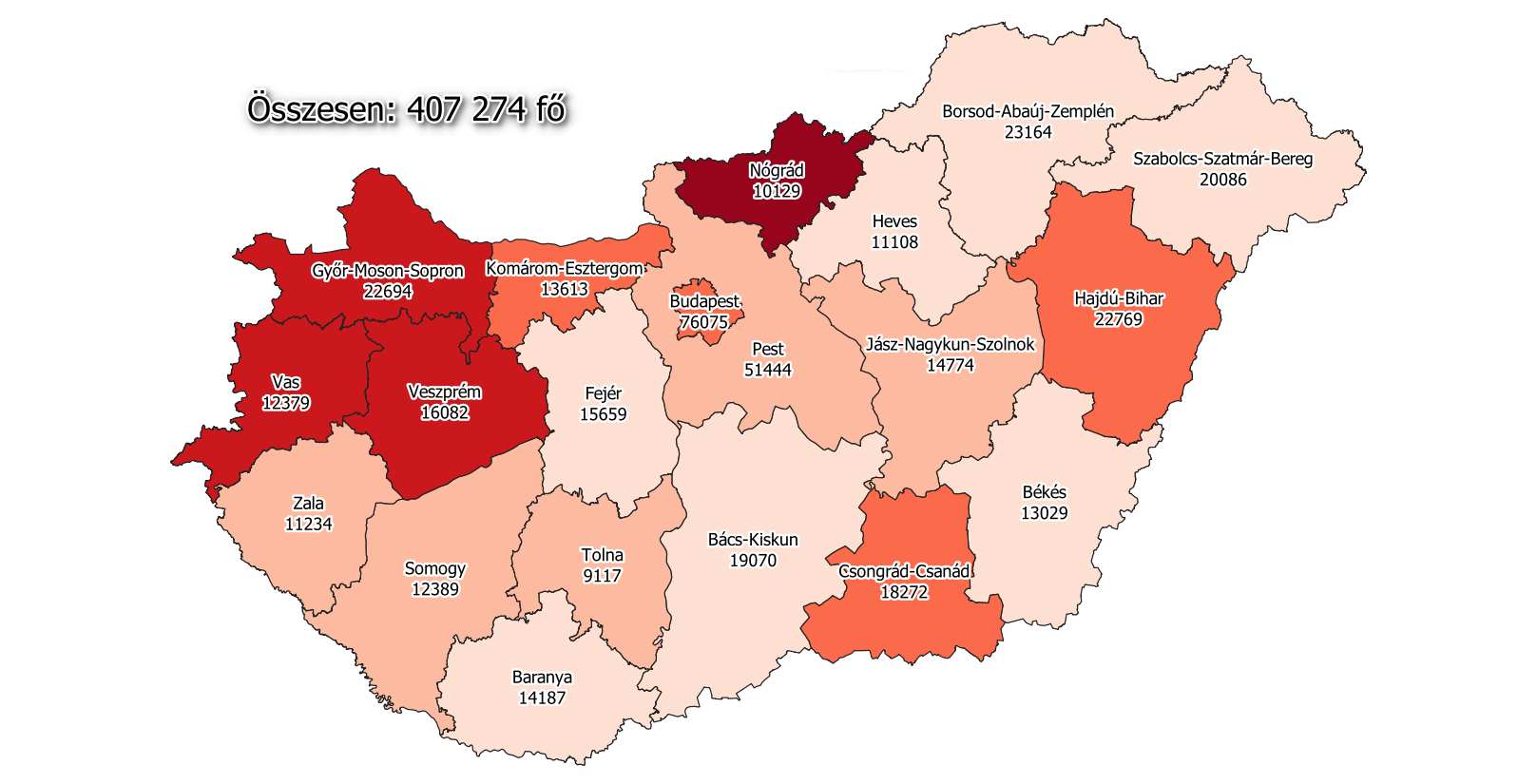 Covid Update: 81,976 Active Cases, 103 New Deaths In Hungary