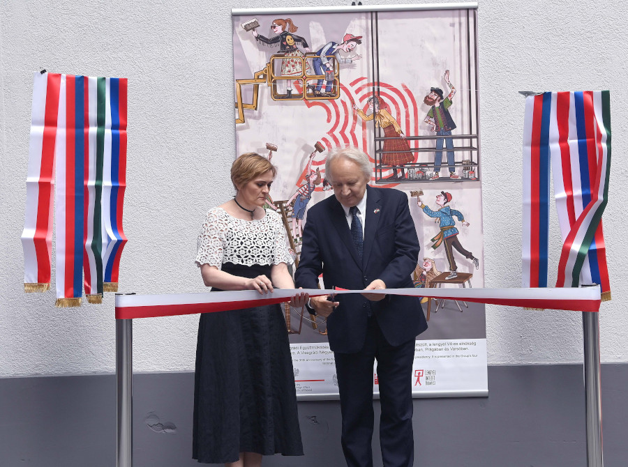 Wall Painting Marking 30th Anniversary of Visegrad Group Inaugurated in Budapest