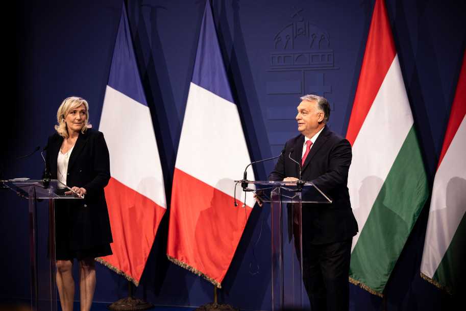 Le Pen Pledges Support To PM Orbán, 'Strong Nation States'