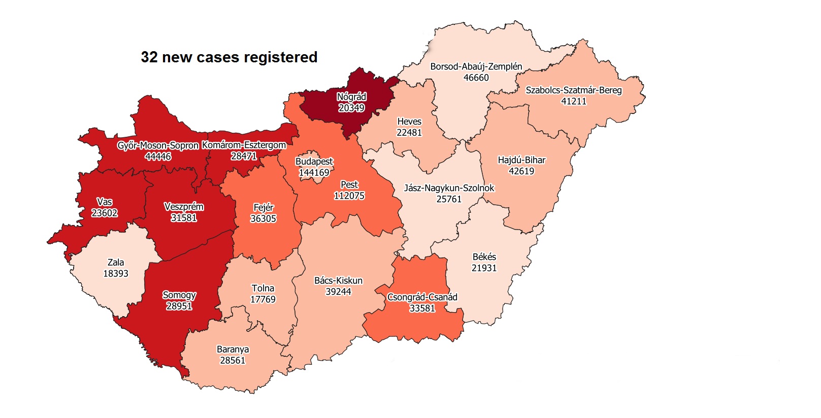 Covid Update: Hungary Records No Coronavirus Fatalities, 32 New Infections