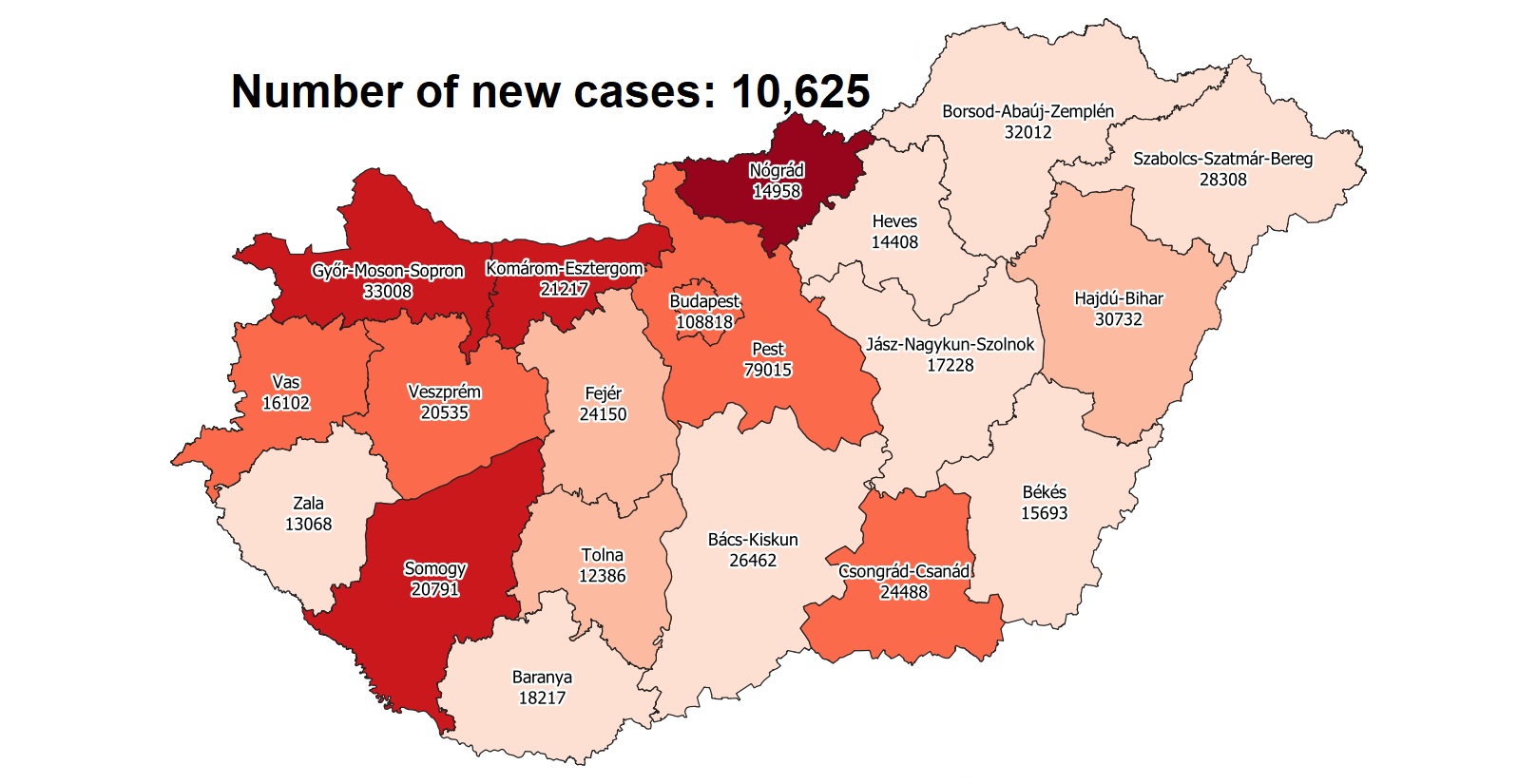 Covid Update: 183,336 Active Cases 194 New Deaths In Hungary