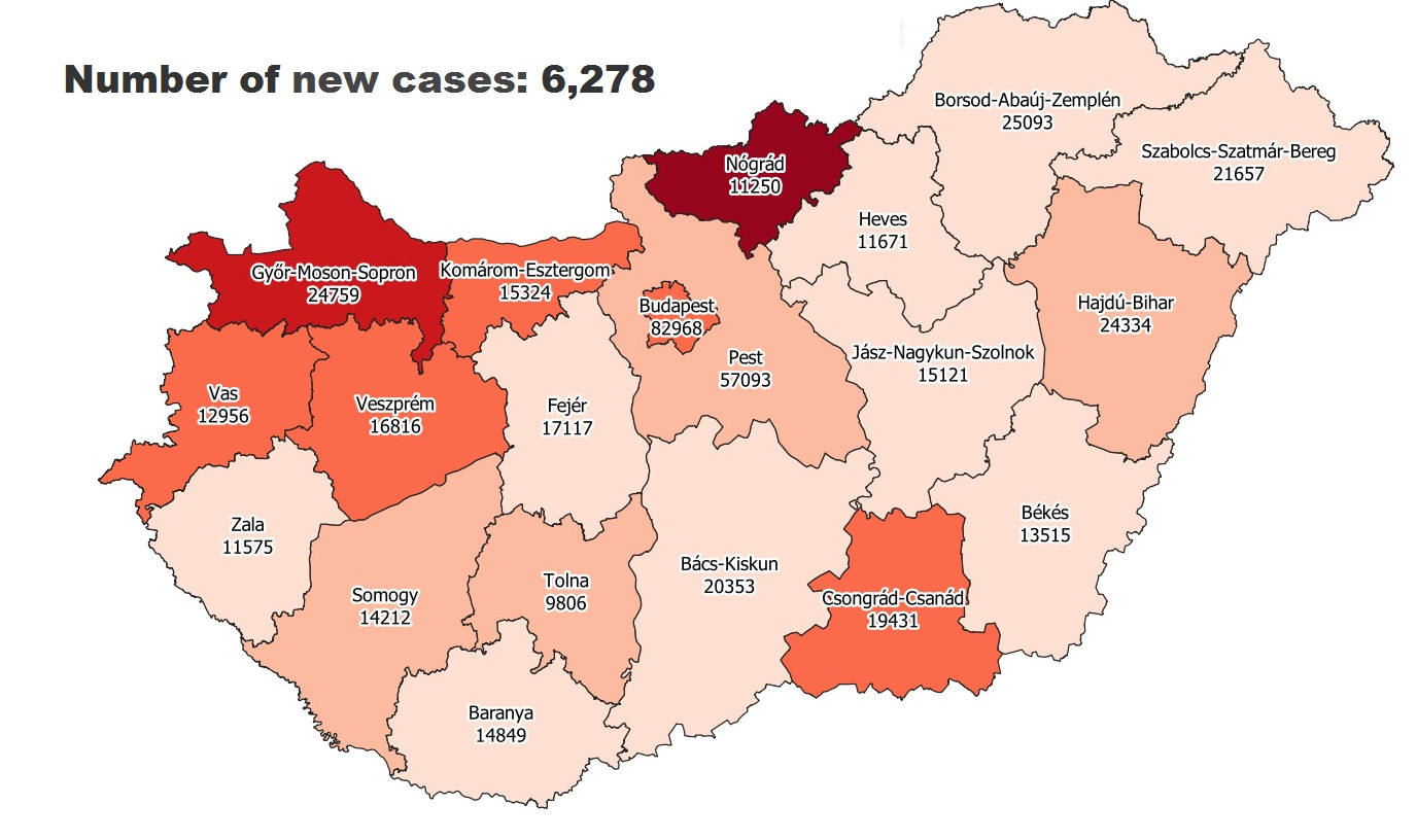 Covid Update: 102,566 Active Cases 152 New Deaths In Hungary