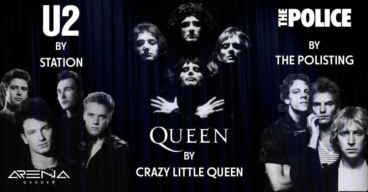 Queen, U2, The Police Tribute, Arena Garden Budapest, 13 August