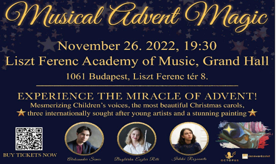 'Musical Advent Magic', Music Academy Budapest, 26 November