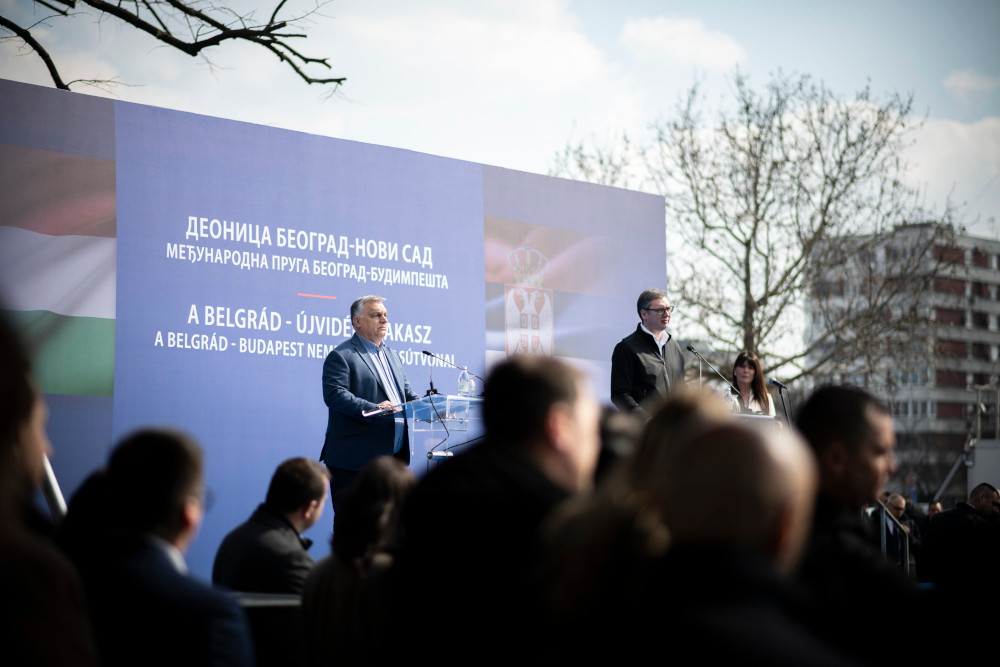 PM Orbán Holds Talks With Serbian President Vučić in Belgrade