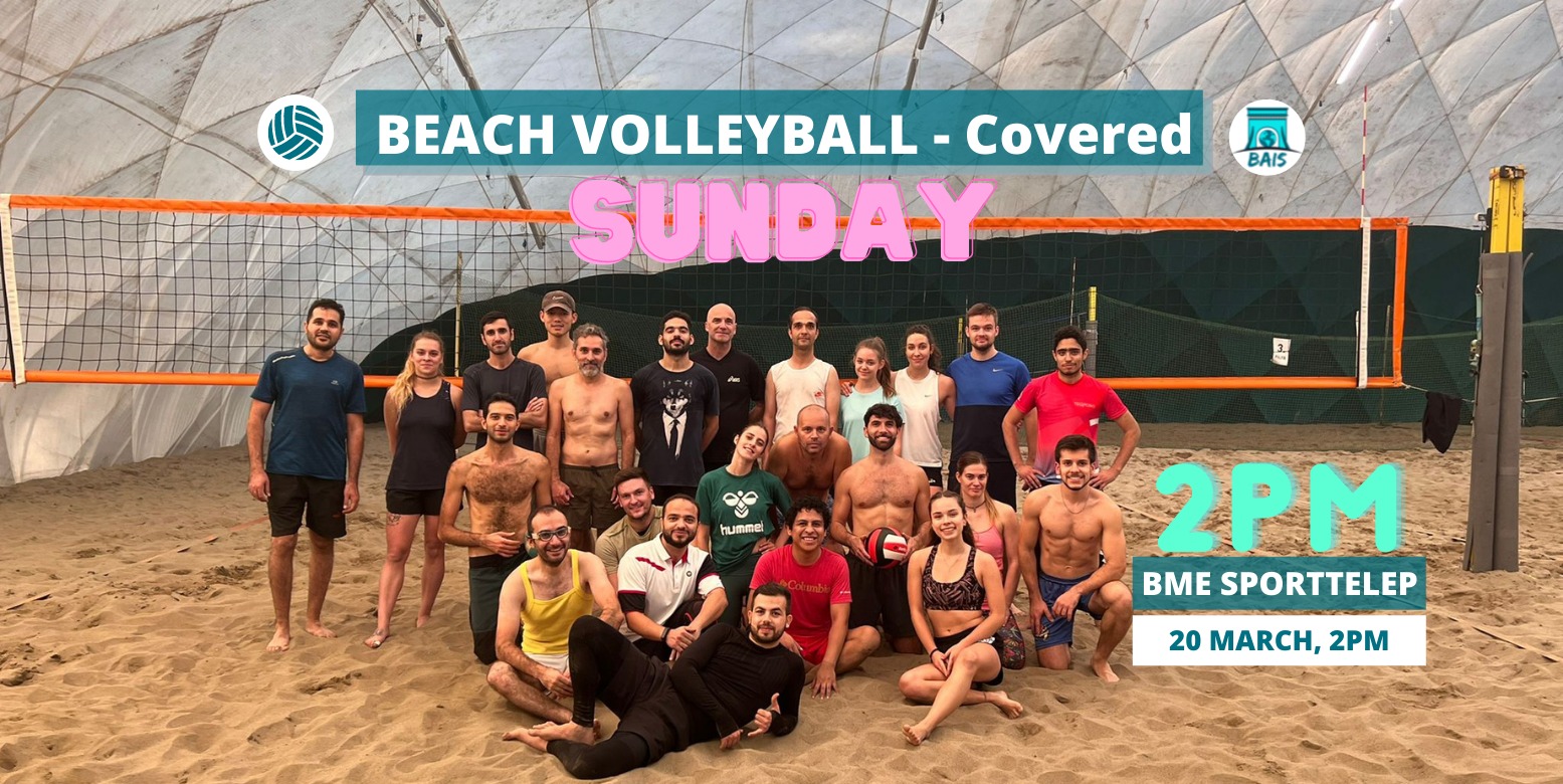 Beach Volleyball w/ BAIS, BME Sporttelep Budapest, 20 March