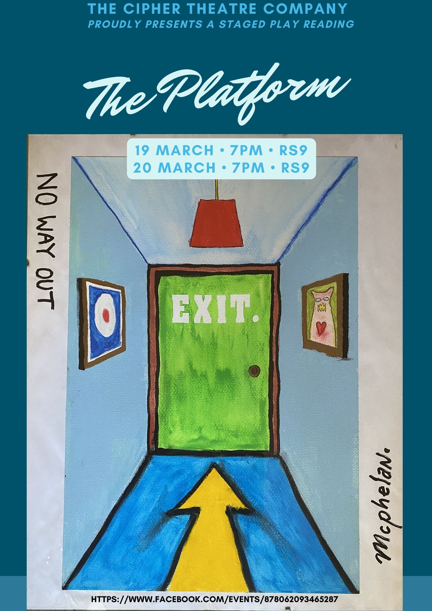 Cipher Theatre Company: 'The Platform', R59 Theatre Budapest, 19 & 20 March