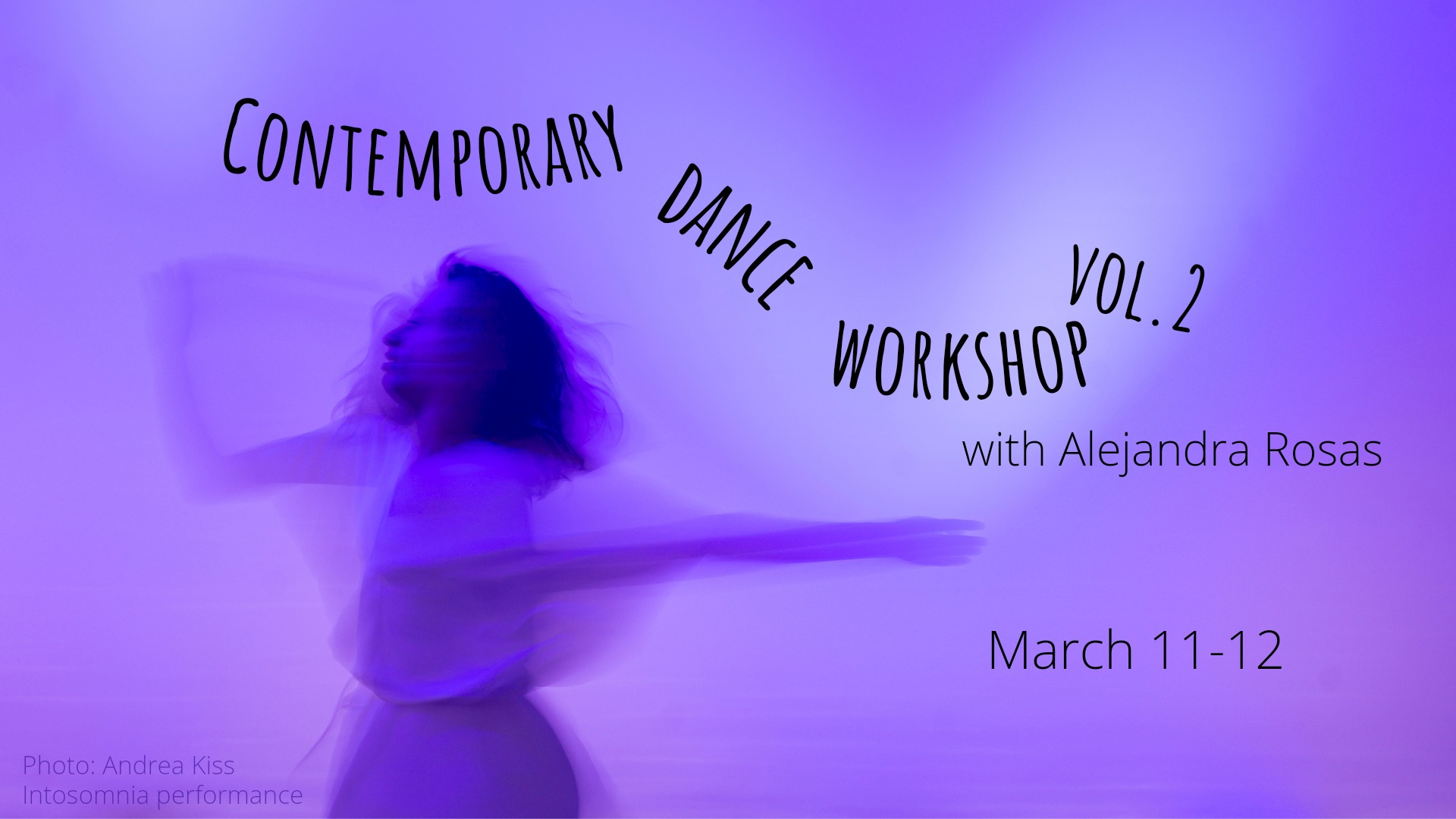 Contemporary Dance Workshop, ZéróPlusz Dance Studio Budapest, 11 - 12 March