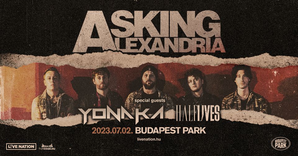 Cancelled: Asking Alexandria, Budapest Park, 2 July