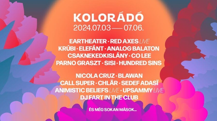 Kolorádó Festival, Nagykovácsi, 3 - 6 July Kolorádó Festival, Nagykovácsi, 3 - 6 July