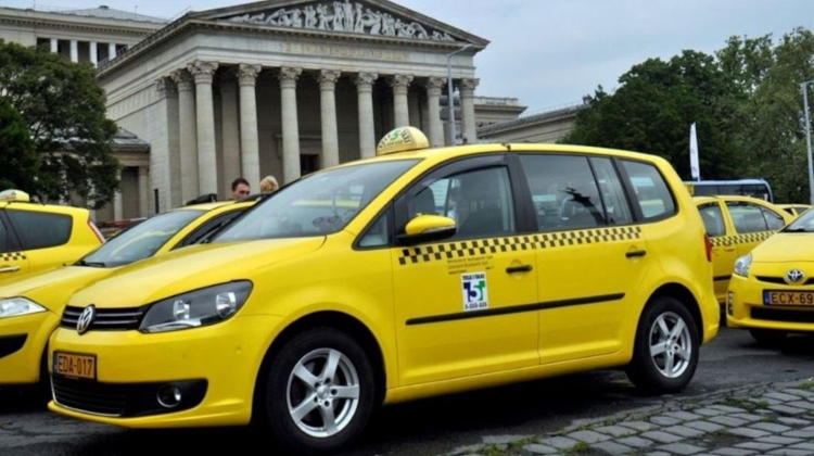 Taxi Drivers Demonstrate in Budapest Taxi Drivers Demonstrate in Budapest