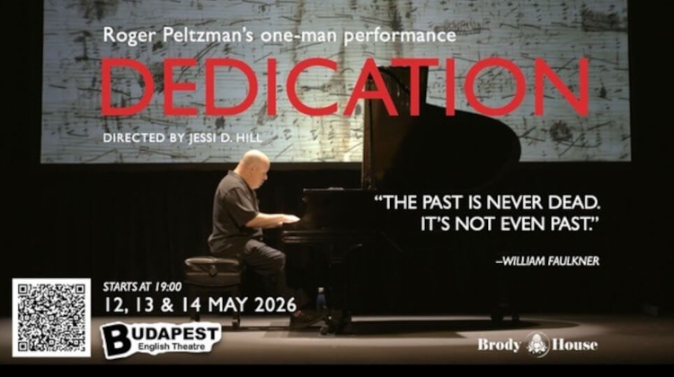 Budapest English Theatre Presents: Dedication The Play, 12 - 14 May Budapest English Theatre Presents: Dedication The Play, 12 - 14 May