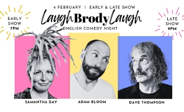 English Comedy Night: "Laugh, Brody, Laugh!" @ Brody House Budapest, 4 February English Comedy Night: "Laugh, Brody, Laugh!" @ Brody House Budapest, 4 February