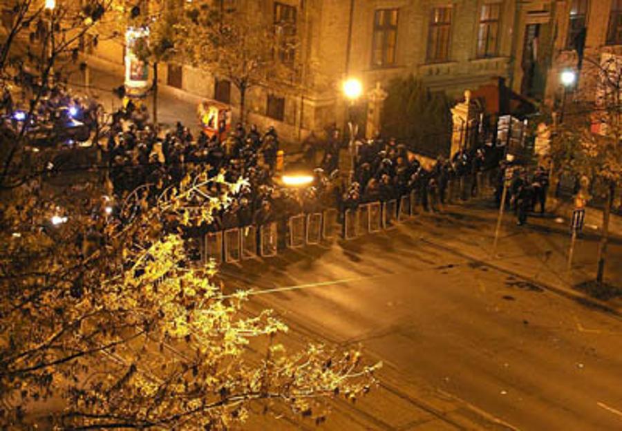 Budapest Riots At Hungarian National Celebration '50th Anniversary of 1956', 23 Oct 2006