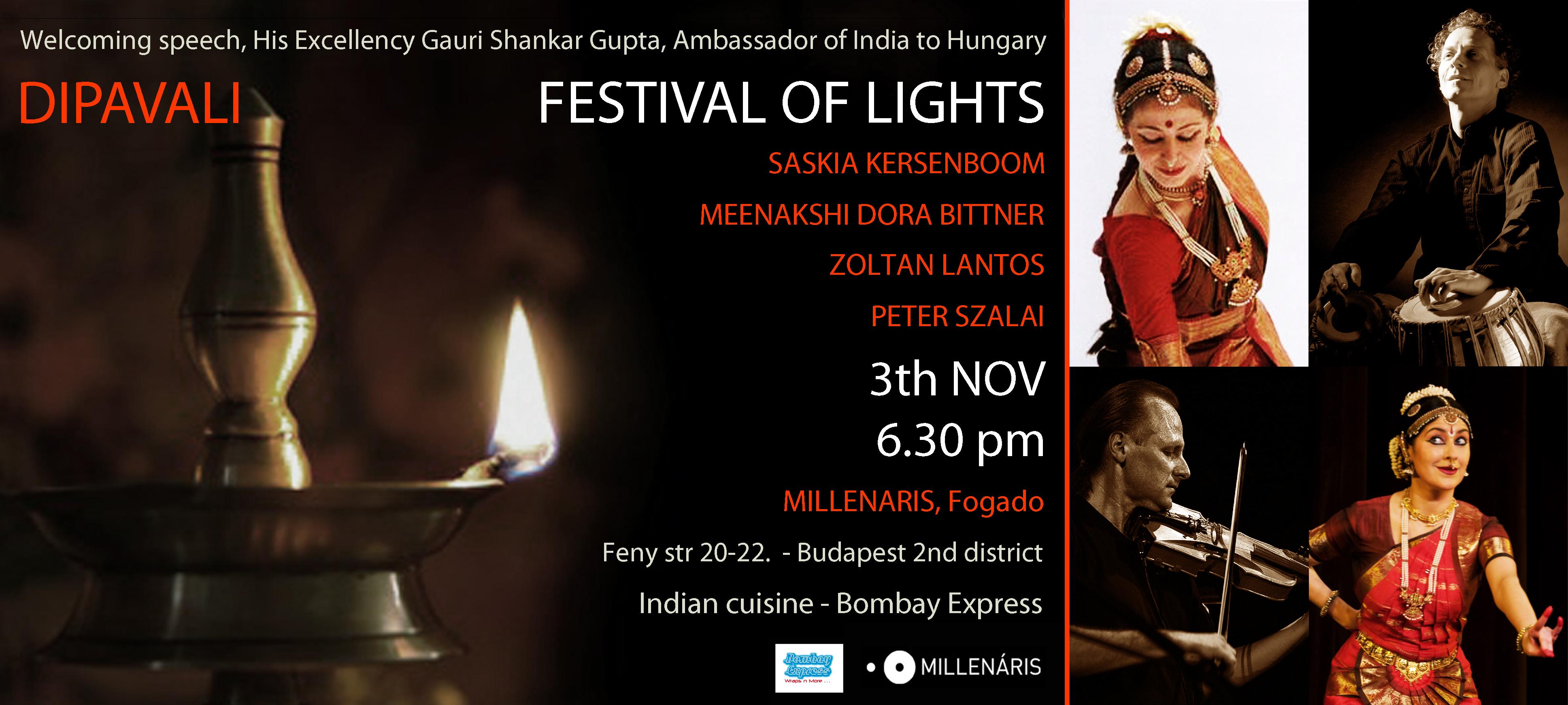 Festival Of Lights From India, Millenáris Budapest, 3 November