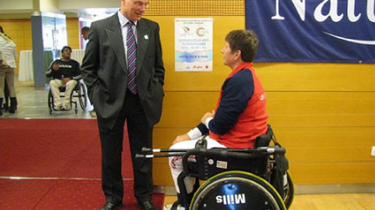 British Ambassador At The Wheelchair Fencing World Cup