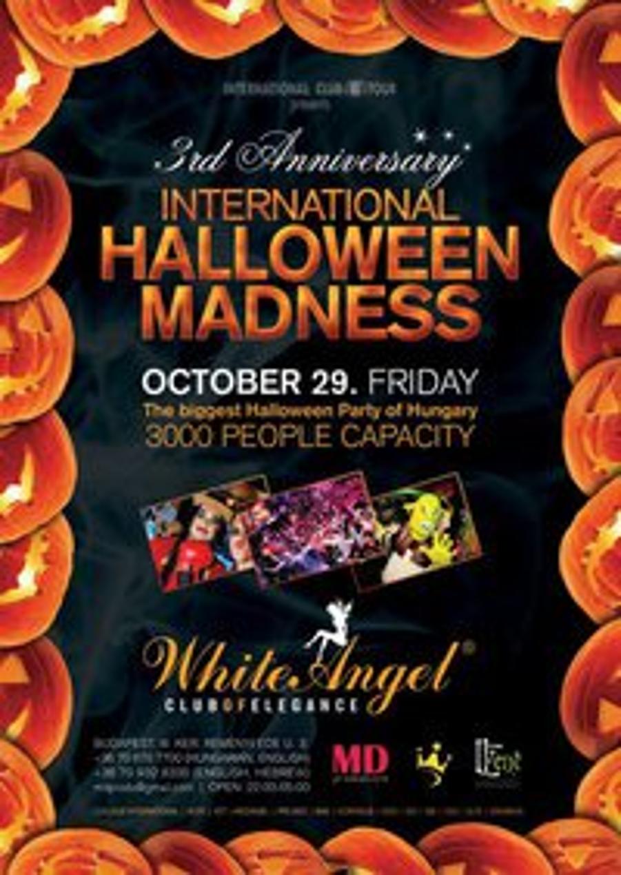 International Students Halloween Party, White Angel Budapest, 29 October