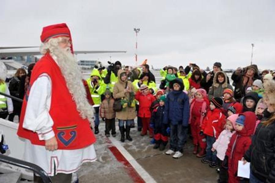 Finnish Father Christmas Already Visited Hungary