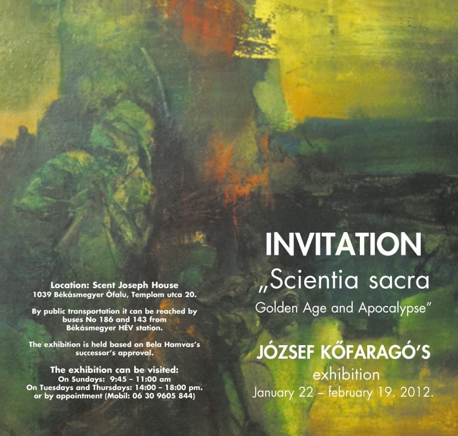 Jozsef Kofarago’s Art Exhibition, Békásmegyer, Budapest, 22 January