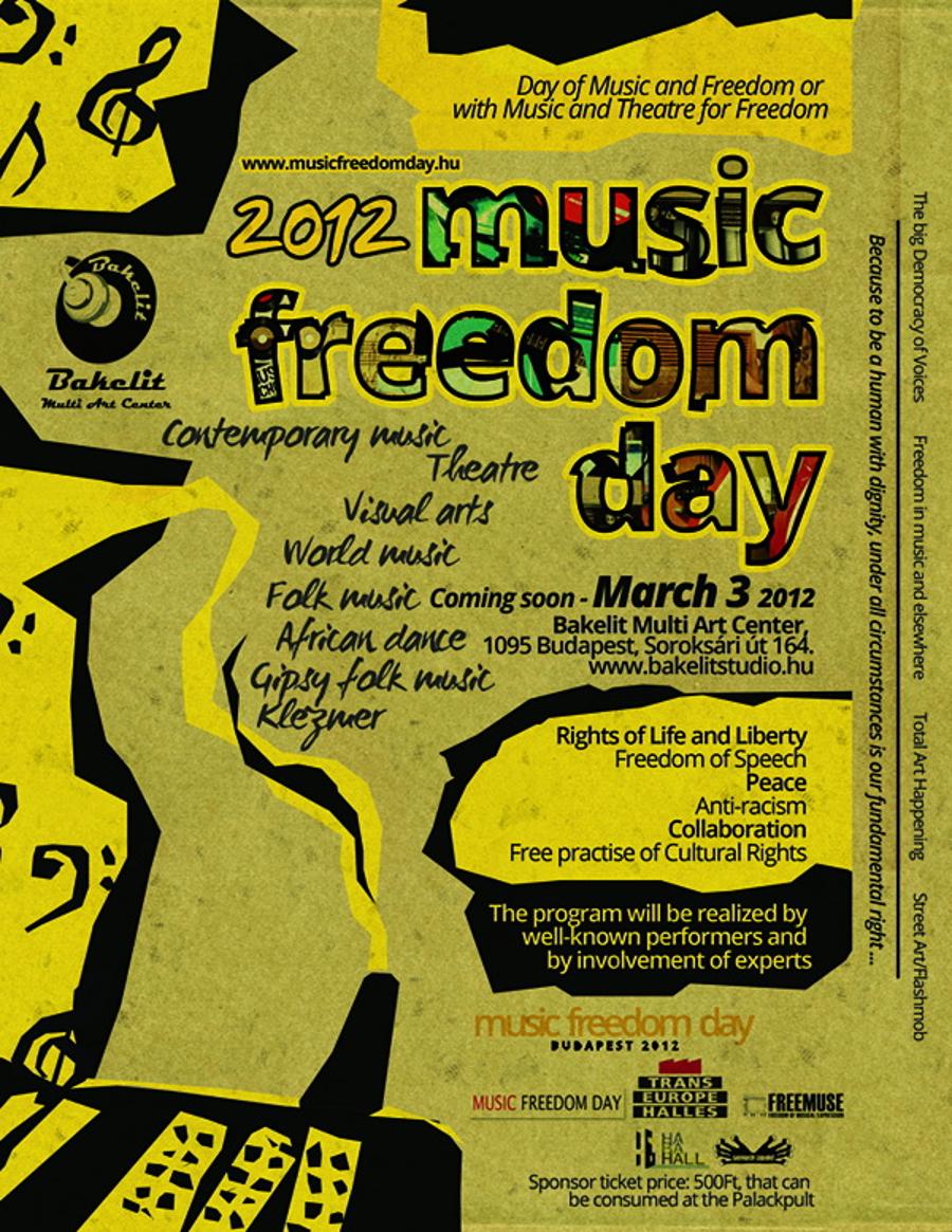 Music Freedom Day Is Coming To Hungary To Bakelit Multi Art Center On 3 March